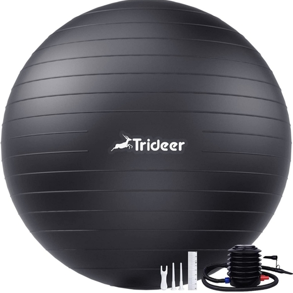 Trideer Other - Ball Fitness & Resistance Bands Exercises for Strong Toned Legs.